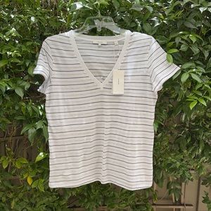 Vince striped shirt, 100% Pima cotton, size S